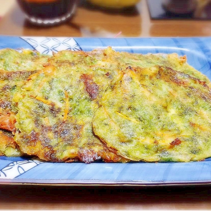 海苔の香りたっぷり♪ 海苔とチーズのチヂミ☆